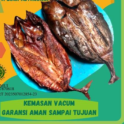 

Diskon⭐✅IKAN ASAP CAKALANG FUFU PANGGANG INSTAN kemasan vacum berat segar 800 G