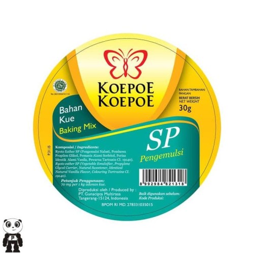 

BAHAN KUE SP 30GR (KECIL) KOEPOE-KOEPOE