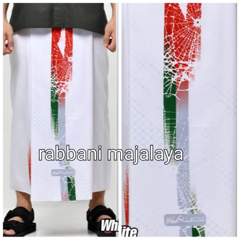 sarung hebron rabbani - sarung ahmad j2 putih rabbani - sarung putih dewasa - sarung dewasa -SARUNG 