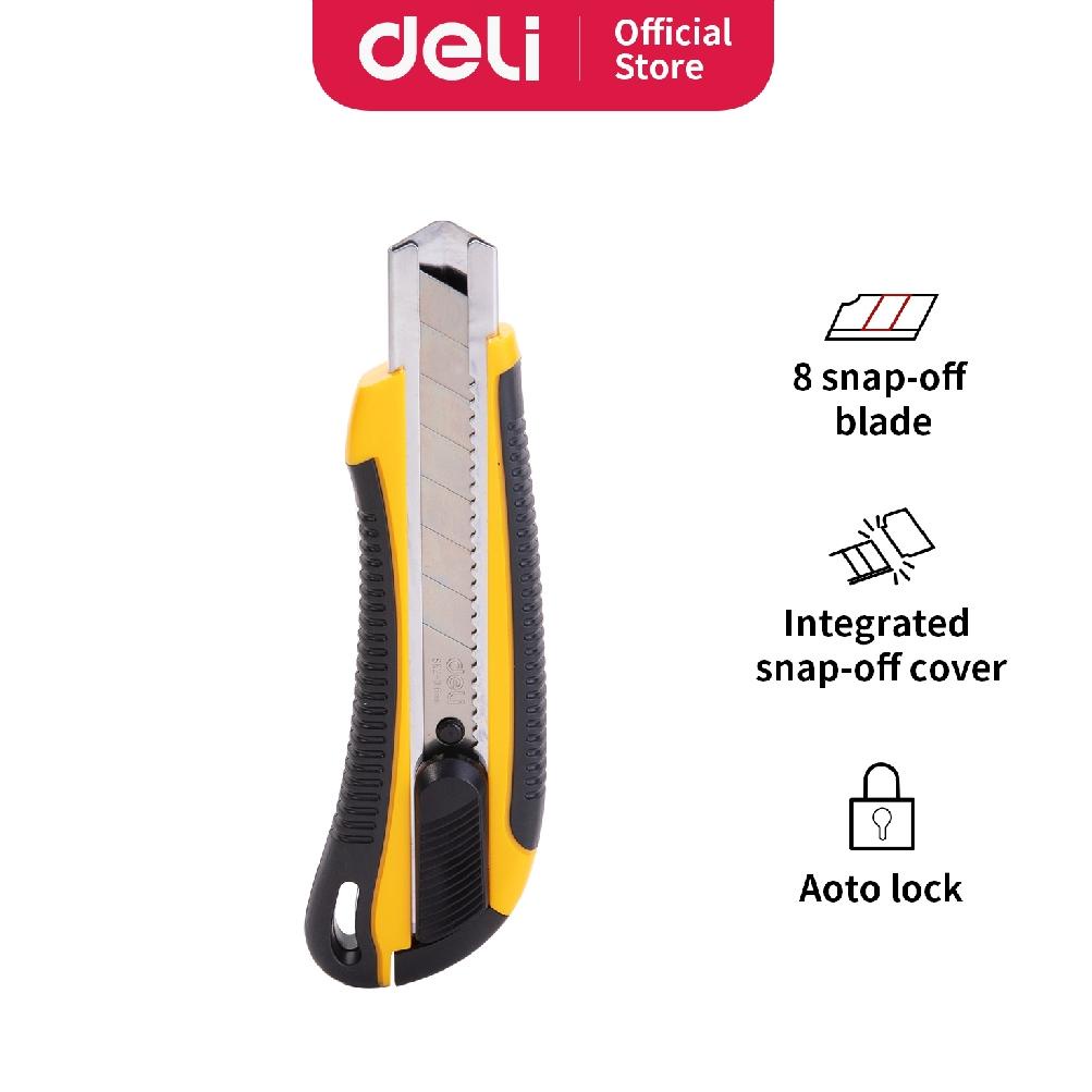 [KODE L7Tjk] Deli Cutter dengan pisau baja SK2 memudahkan untuk memotong dengan sistem kunci otomati