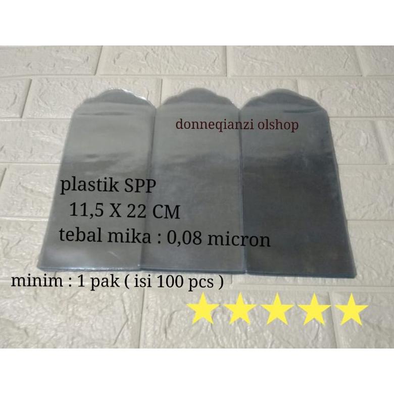 

[KODE VGMT9] plastik SPP , plastik iuran , 11,5 X 22 CM , minim : 1 pak ( isi 100 pcs )