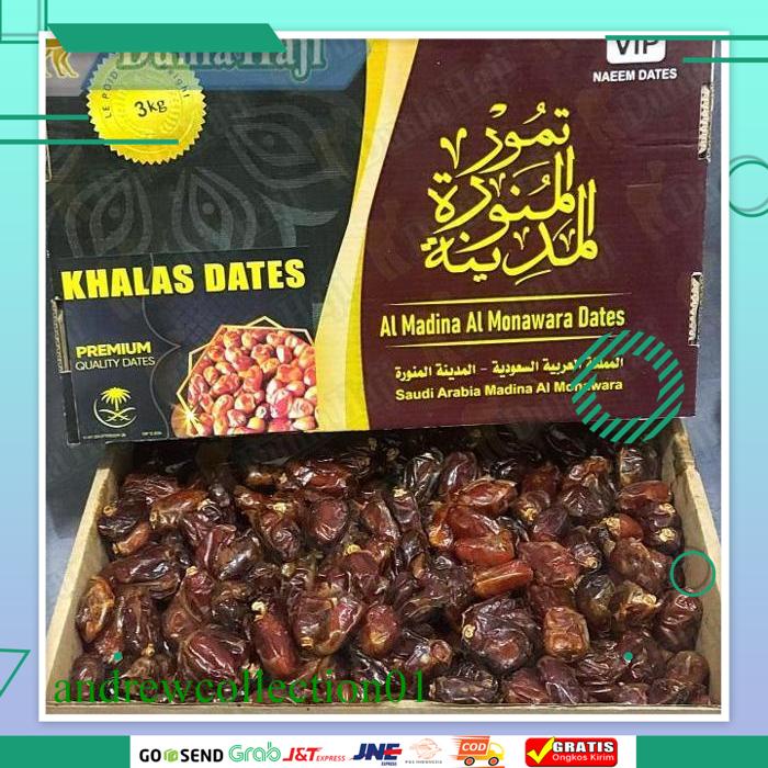 

KURMA KHALAS DUS 3KG ARABIAN KALAS PREMIUM DATES KHOLAS MADINAH BEST QUALITY