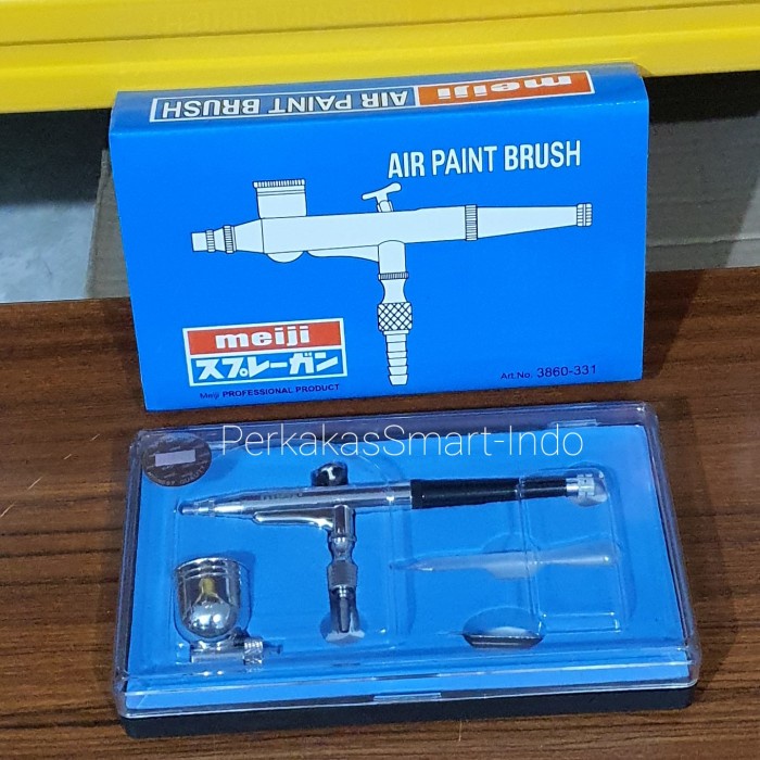 Air Paint Brush Meiji 3860331 Tabung Samping/Air Brush Meiji 3860-331 #Original