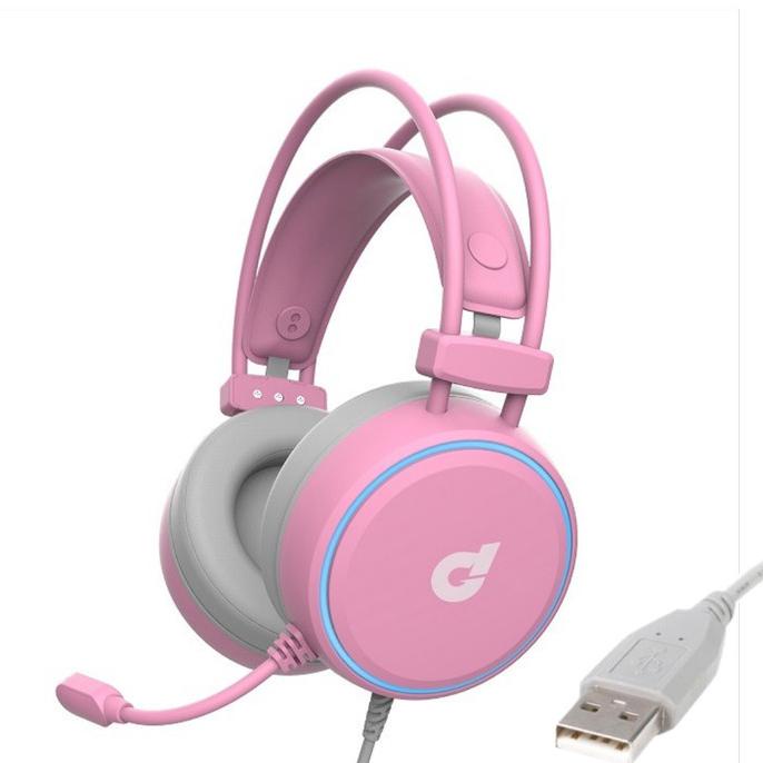 dbE GM190 7.1 Virtual Surround Gaming Headphone - Pink Edition