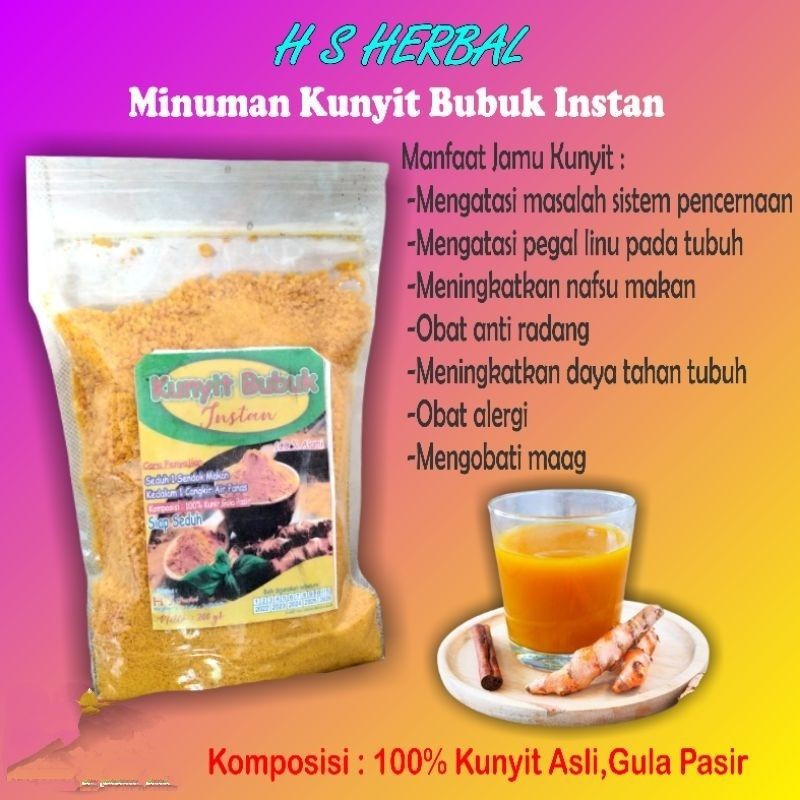 

Jamu kunyit bubuk 1/2 KG