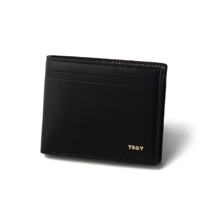 Dompet Pria Dompet Pria Troy Xoho Bahan Kulit - Hitam(G0B6) dompet panjang wanita dompet koin mini g