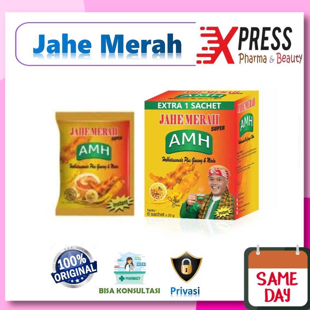 

⚡XPRESS⚡ Jahe Merah AMH 5 sachet