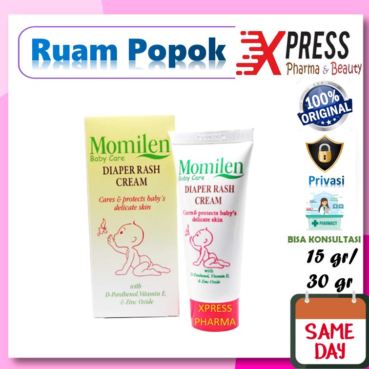 XPRESS  MOMILEN DIAPER Rash Salep Cream Krim Ruam Popok Infeksi