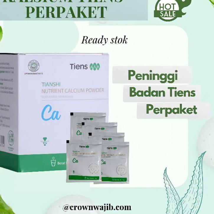 

Promo | HJ6 | Kalsium Peninggi Badan Tiens Real Original Ready 1 Box Isi 10 Sachet Susu Kalsium