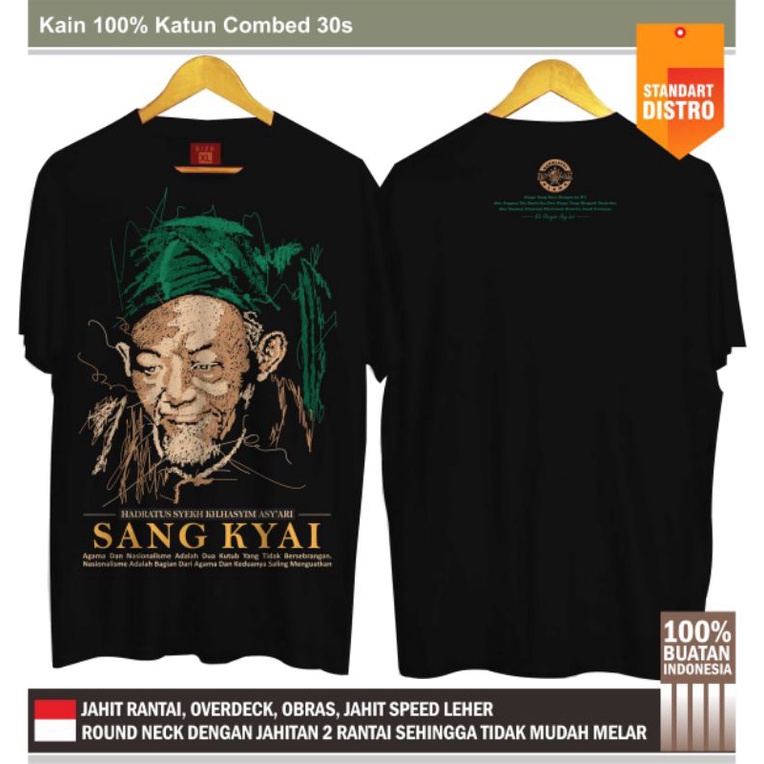 Kaos Mbah Hasyim Asyari/Kaos NU/Kaos sang kyai