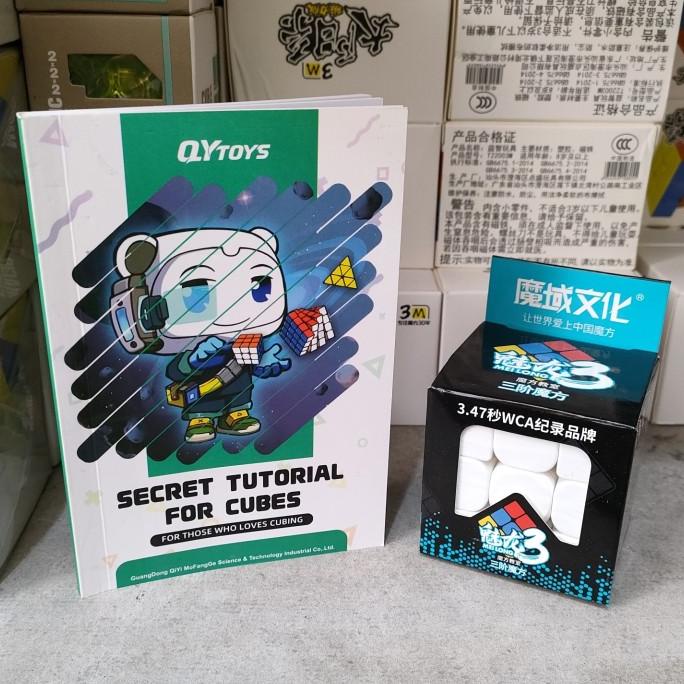 Rubik Welly Paket 3X3 Speedcube + Buku Tutal Rumus