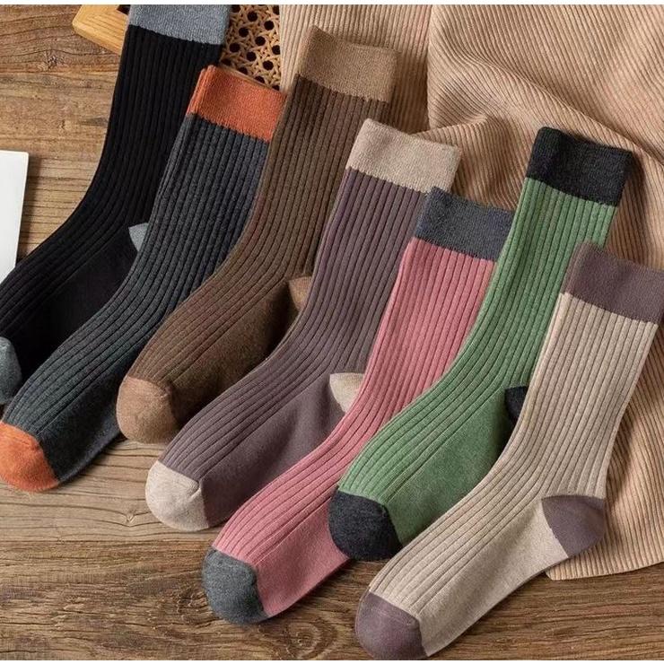 CIVETO KK156 Kaos kaki Wanita Vintage Classic Women Socks