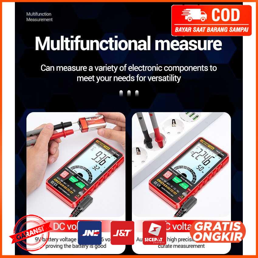 Digital Multimeter Large Screen Backlight Voltage Tester 616
