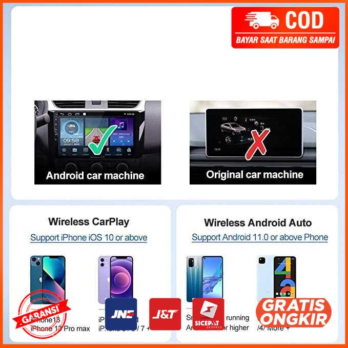 Wireless CarPlay Dongle Android Auto Bluetooth Mic Version CPC200-CCPA