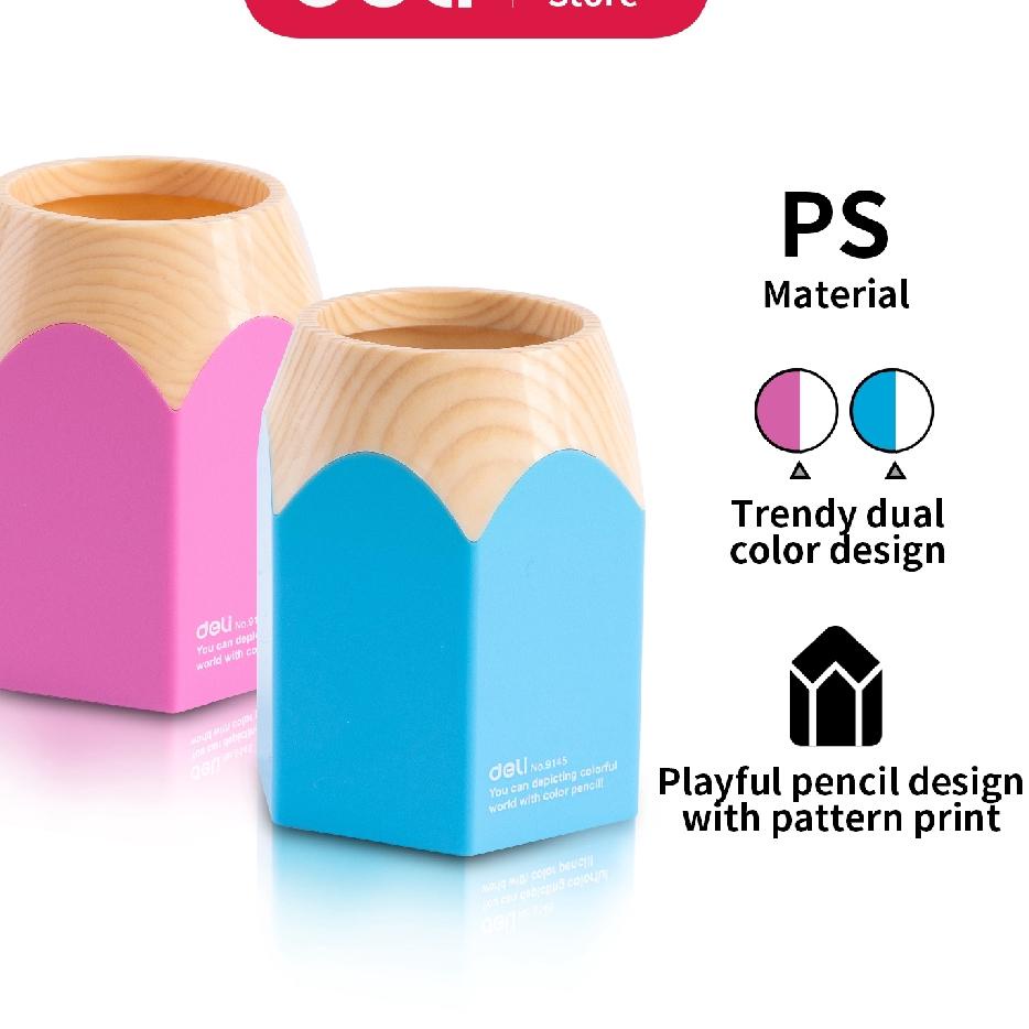 

Promo Spesial Deli Tempat Pulpen Sekolah Desain Pensil Lucu tahan lama warna trendi E9145 312♬
