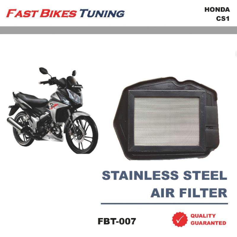 FILTER UDARA HONDA CS 1 - FILTER UDARA STAINLESS - SARINGAN UDARA CS 1 - FILTER UDARA - FILTER UDARA