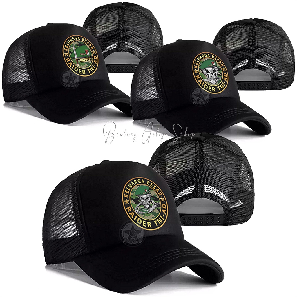 Topi Custom Keluarga Besar Raider TNI-AD Exclusive Gold