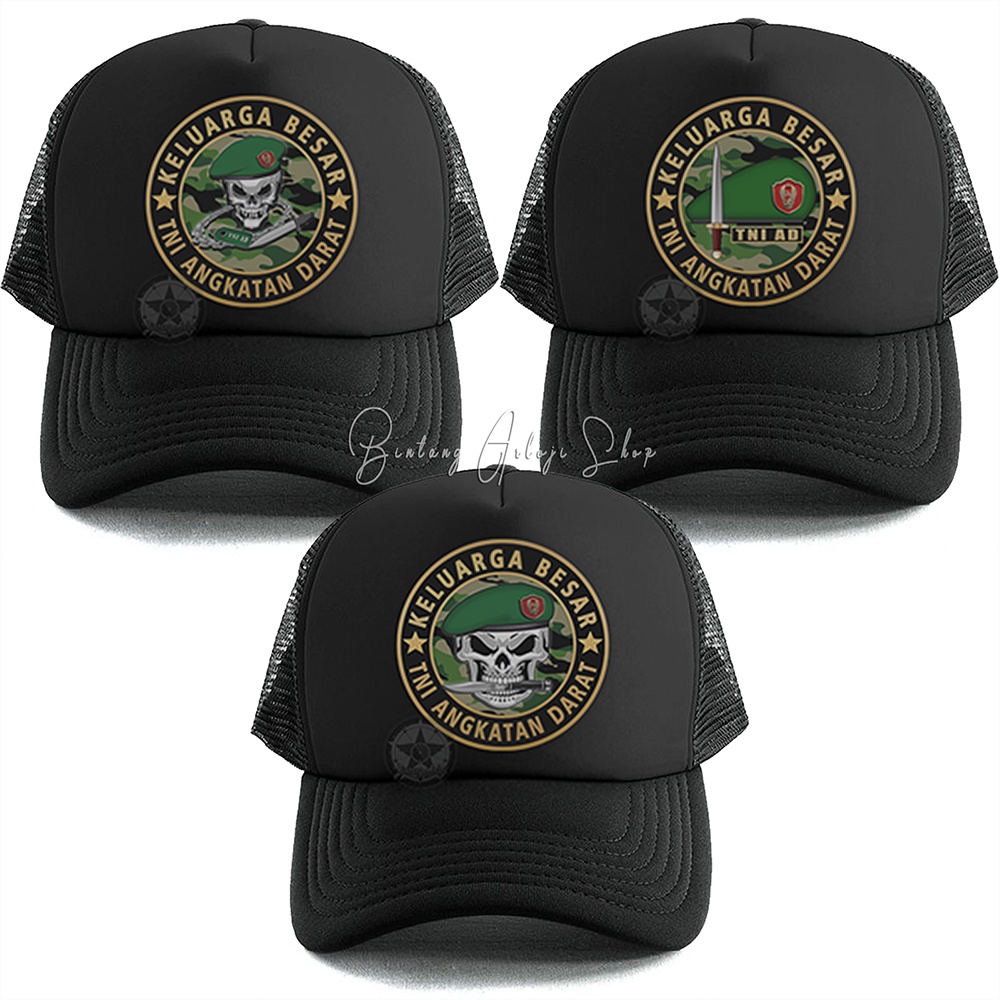 Topi Skull Keluarga Besar TNI-AD Istimewa &amp; Murmer