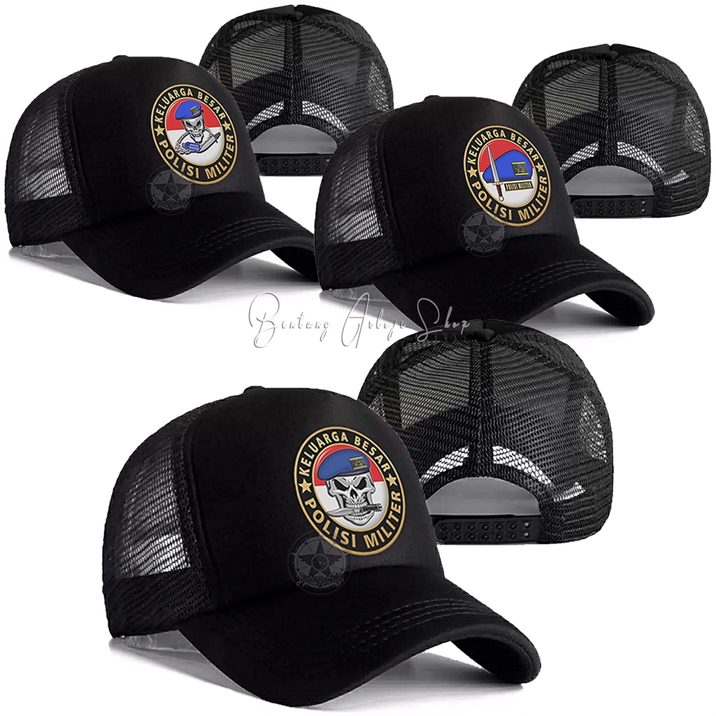 Topi Skull Keluarga Besar Polisi Militer (AD) Istimewa &amp; Murmer