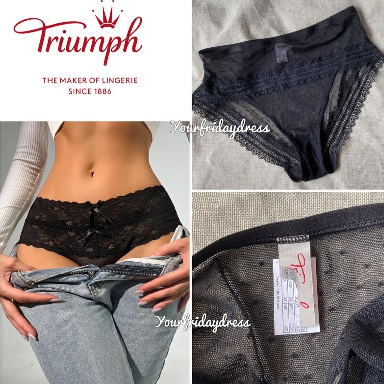 [KODE TWYYA] Lace High Waist Cheeky Panty by Triumph International Lingerie HW Underwear Cd CD Tummy