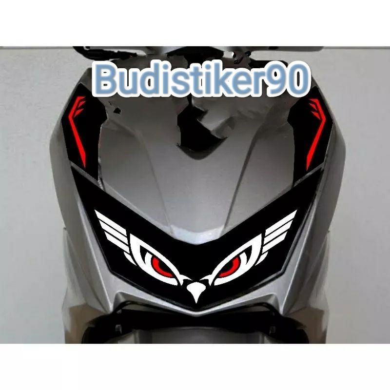 Stiker lampu depan+sein beat new/deluxe