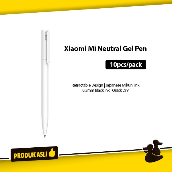 

TERMURAH Xiaomi Mi Neutral Gel Pen Pena Pulpen Gel Mikuni Ink Original /ALAT TULIS AESTHETIC/ALAT