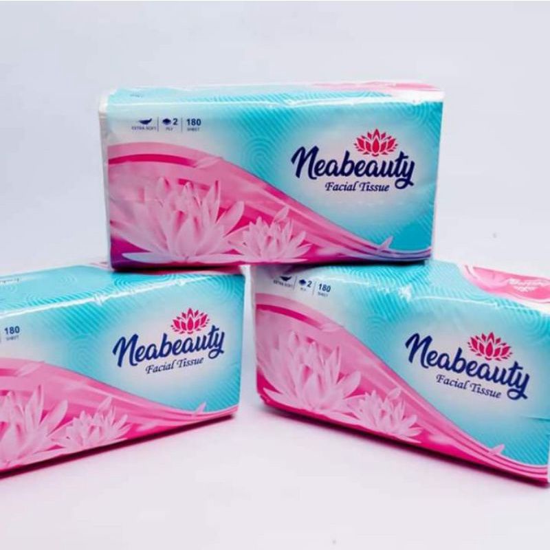 tisu facial nea beauty/tisu isi 180 sheets