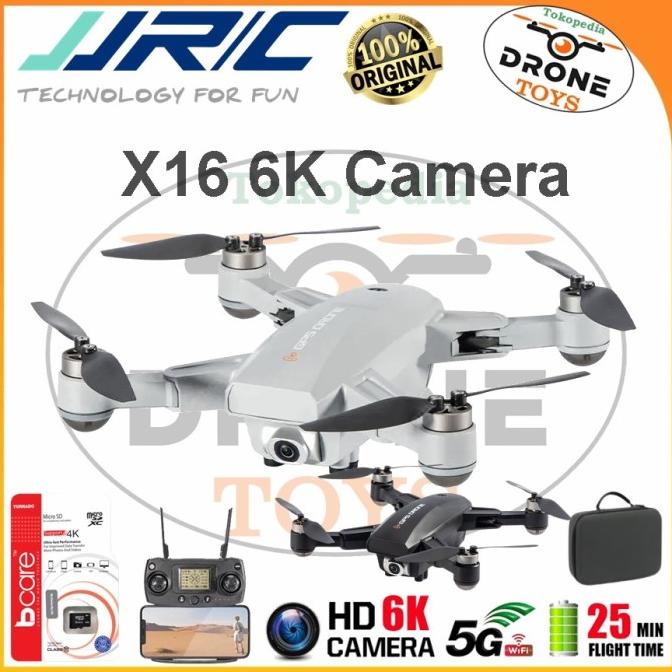 Drone JJRC X16 5G Wifi GPS Foldable FPV 6K Camera Quadcopter RTH