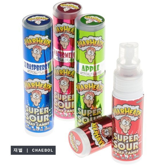 Warheads Super Sour Spray Candy / Permen Asam Semprot 20 ML