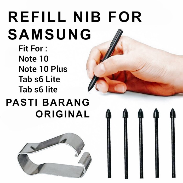 

Terlaris Ori Samsung Refill Nib Ujung Mata S Pen Galaxy Note 10 / Tab S6 Lite