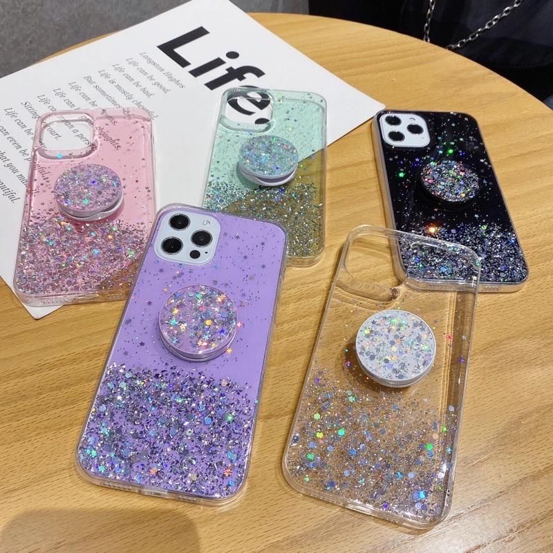 Samsung Galaxy A24 4G/5G Case Glitter + Pop Socket