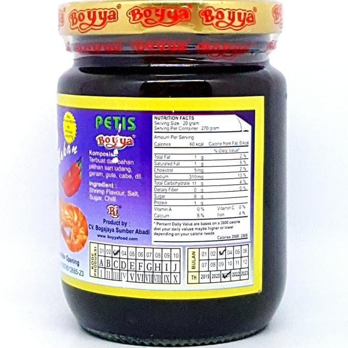 

Dijual Boyya Petis Siap Makan 270Gr Tbk 032