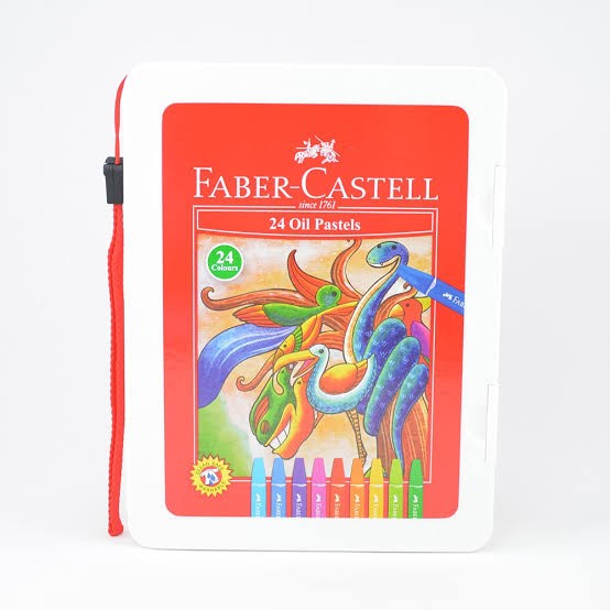 

SET 24 WARNA KRAYON FABER CASTELL HEXAGONAL CRAYON