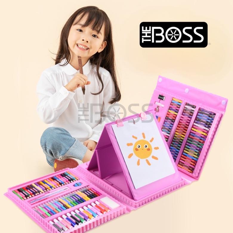 

[COD] ➫ ART SET 208 PENSIL WARNA Crayon set 208pcs - Crayon Mewarnai - 208 Warna - Pensil Krayon (Alat Menggambar atau Mewarnai) Hadiah anak-anak 3583