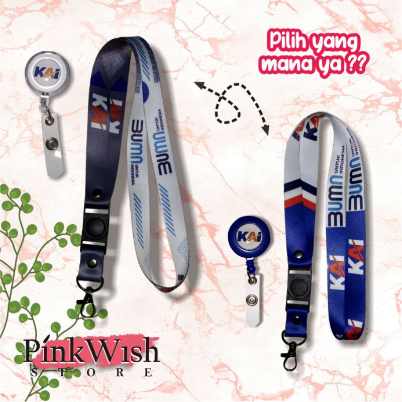

[READY STOCK] Tali Id Card / Lanyard KAI BUMN New Design TERMURAH!! Beli Eceran Rasa Grosir