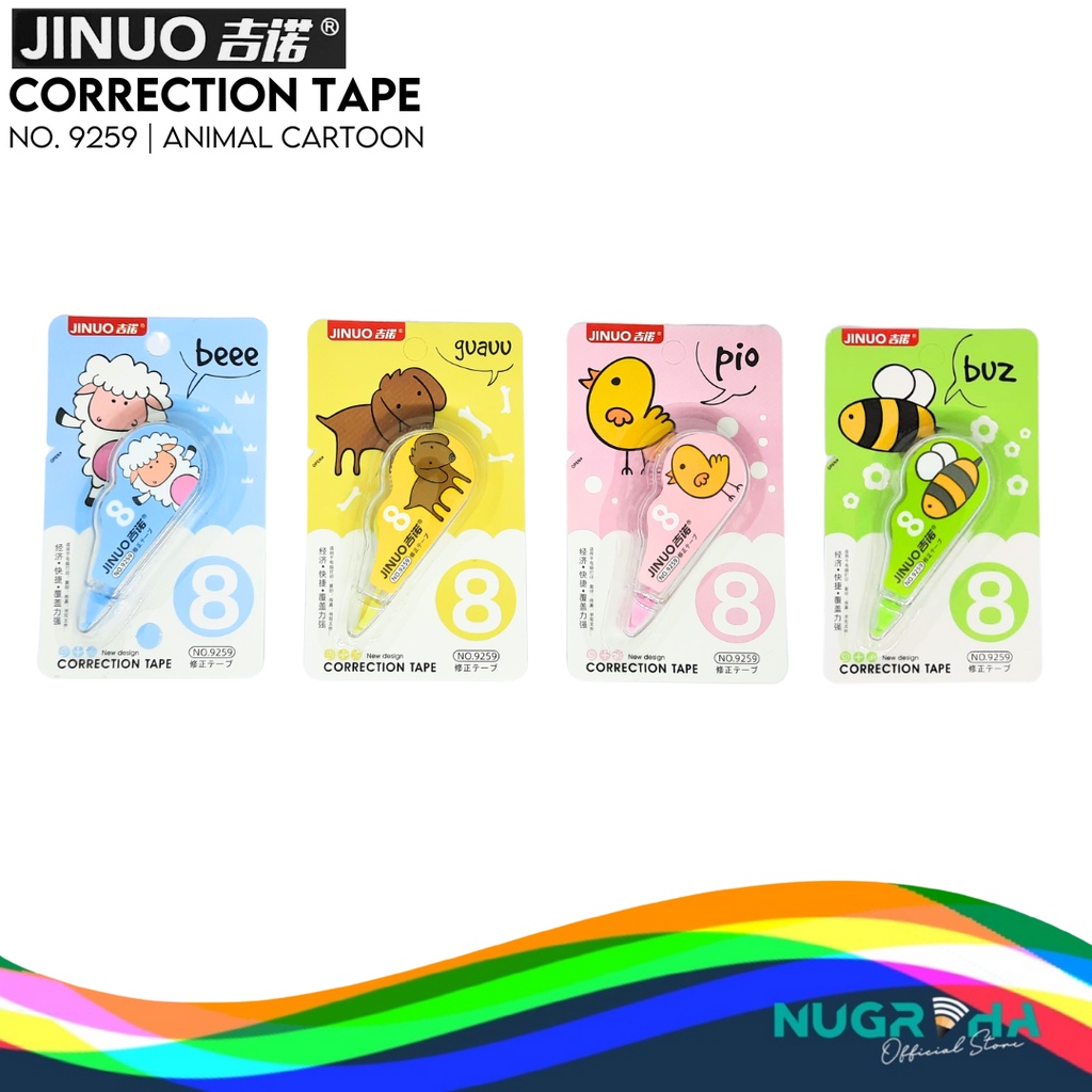 

CORRECTION TAPE / PITA KOREKSI / CP TAPE / TIPEX MIX-B JINUO 9259