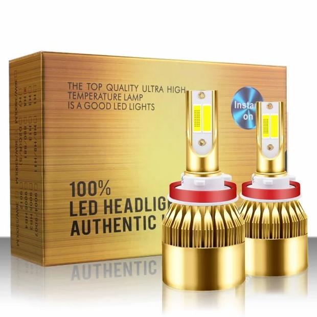 X-BRIGHT LAMPU DEPAN MOBIL LED 2 WARNA H8 H9 H11 HB3 HB4 H1 H7 2 PCS