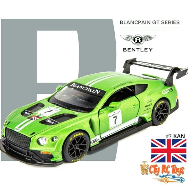 Hot Sale Diecast Bentley Gt3 Sport Skala 1 32 Miniatur Mobilan Termurah