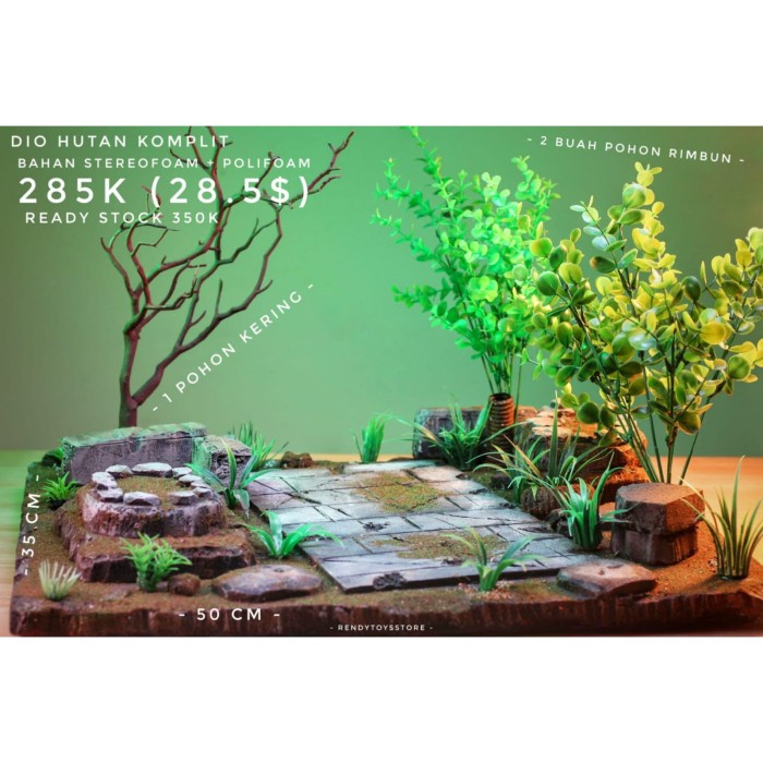 Flash Sale Diorama Hutan Komplit Terbaru