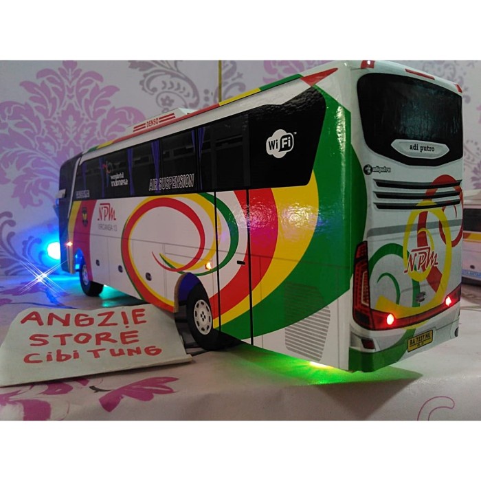 Promo Miniatur Bus Bis Npm Lampu Termurah