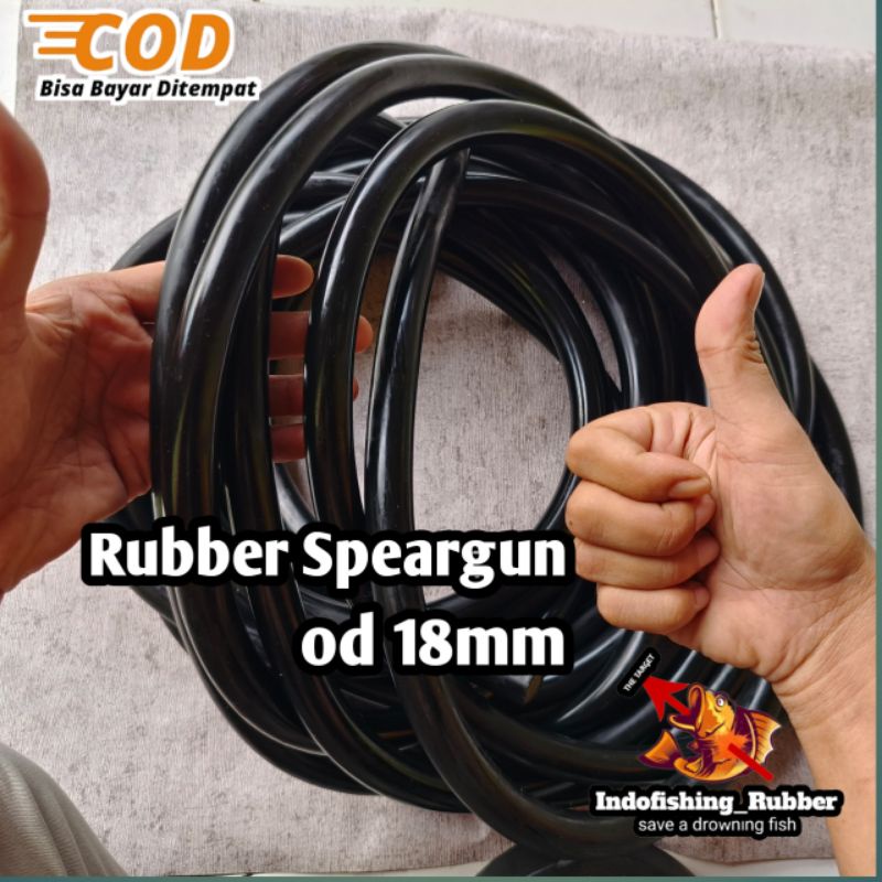 Karet Rubber Speargun Spearfishing 18mm Premium Grade A