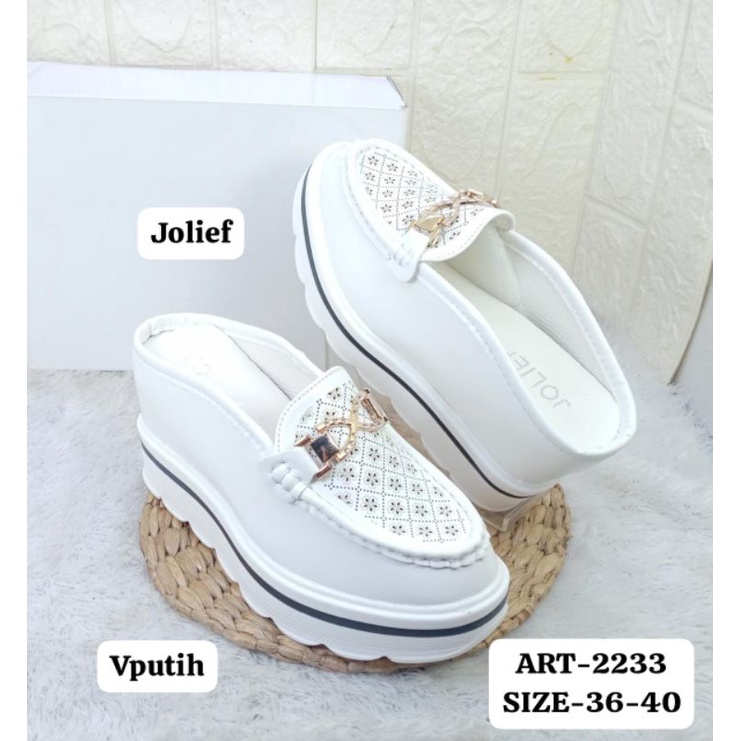 sandal wedges wanita import JOLIEF 2233