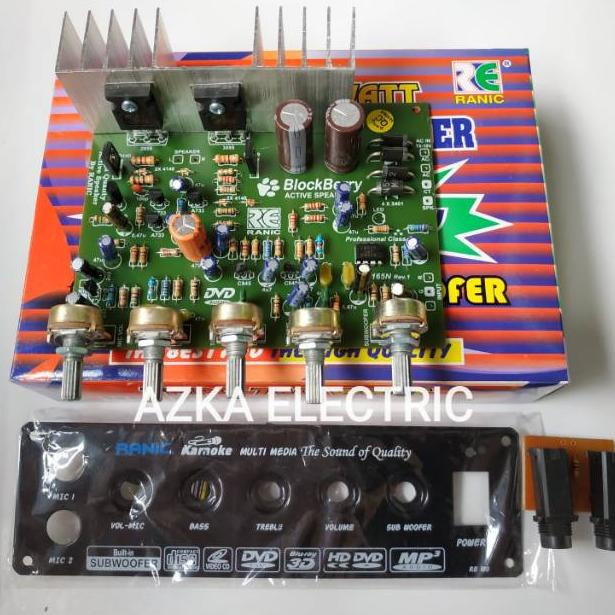 DISKON  Kit Power Amplifier Speaker Aktif Mono 750W PMPO [KODE 663]