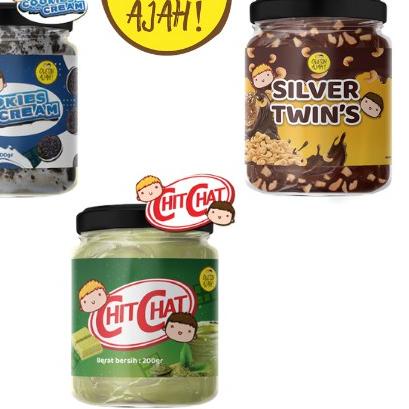 

Limited | HJ6 | BEST SELLER!! 3 Pcs Selai Cookies And Cream + Silver Twins + Chit Chat - OlesinAjah - Homemade