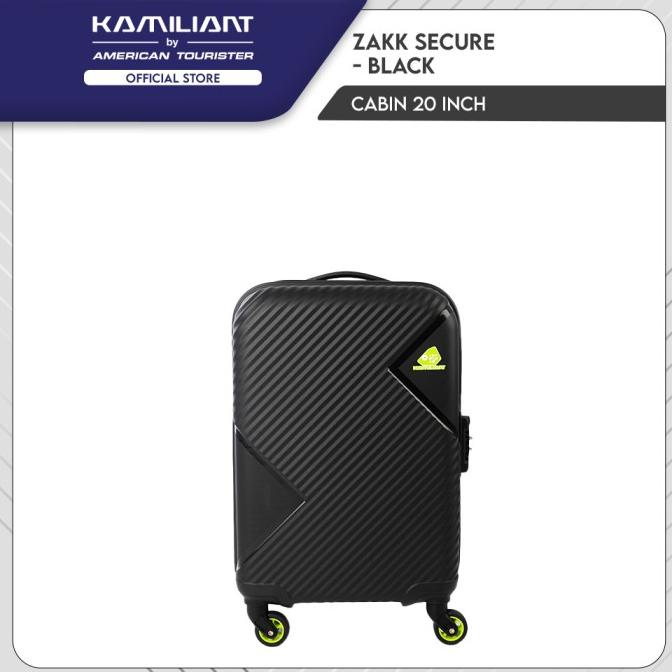 Kamiliant by American Tourister Zakk Secure Koper Cabin 20inch - Black