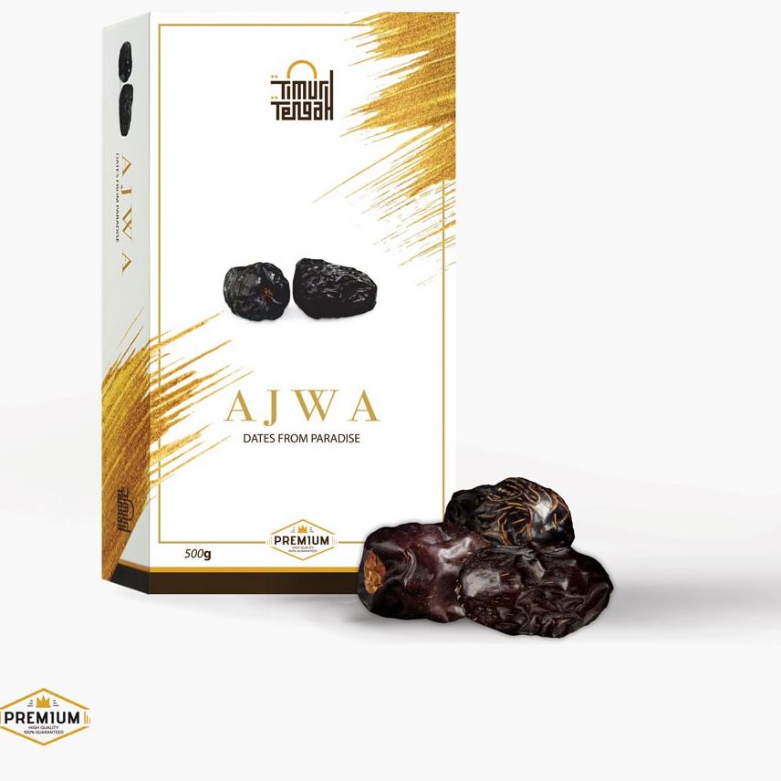

Sale | KF7 | Kurma Ajwa Timur Tengah Premium High Quality Dates Natural
