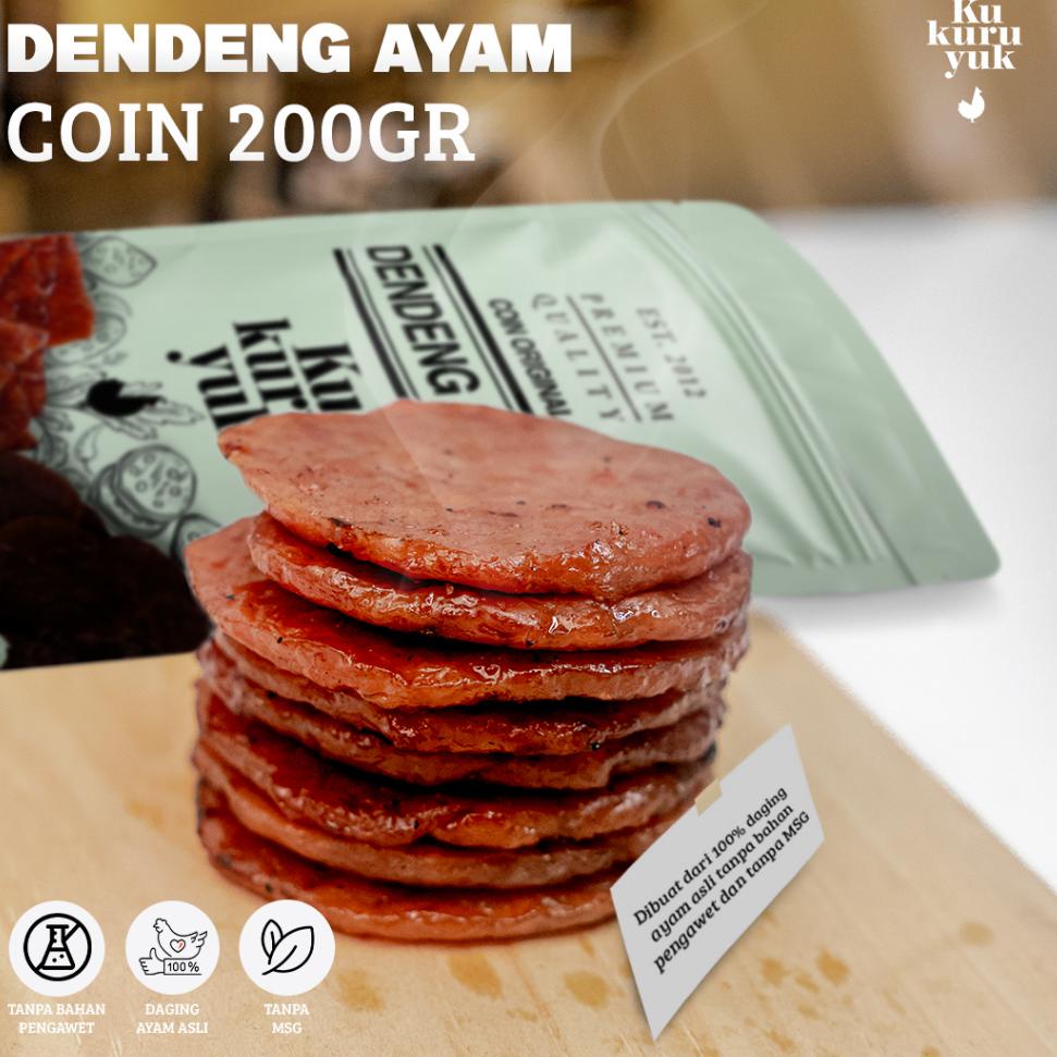 

DISCOUNT !!! [PREMIUM COIN] Dendeng Ayam Kukuruyuk Makanan Siap Saji - 200 Gram [KODE 498]