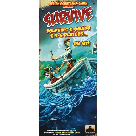 Terlaris Survive Escape From Atlantis Dolphin + Squids + 5-6 Players Expansion