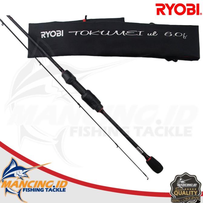 Gratis Ongkir Joran Ryobi Tokumei UL 6.8F (Fuji) Ultra Light Fishing Rod Spinning Kualitas Terbaik (mc00gs)