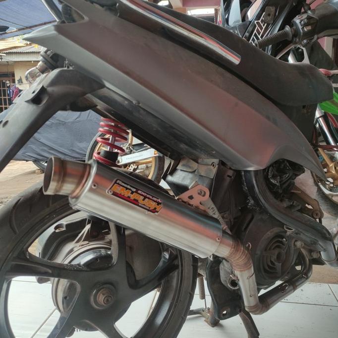 KNALPOT EMPUSH RACING EXHAUST FOR MIO SPORTY SOUL SMILE MODEL FFA